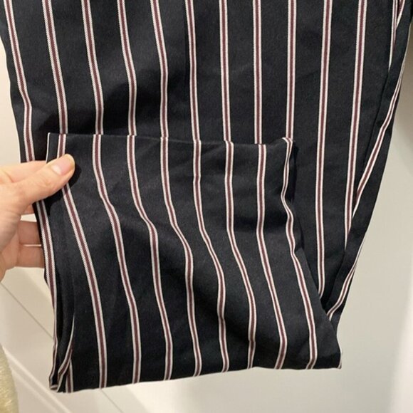 Loom Relax Fit Pants Black stripes slacks Size 36 - Picture 4 of 13